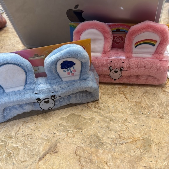 Care Bears Accessories - Care Bears Blue and Pink Plush Hair Accessories